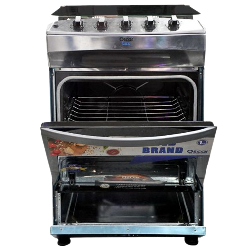 CUISINIERE A GAZ 4 FEUX ARGENT OSCAR 24 - 2307-0002-24ARG