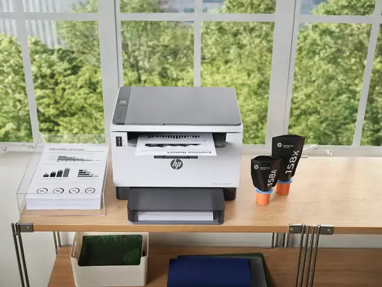 Imprimante multifonction jet d’encre HP -  Smart Tank 581 - impression couleur  - réservoirs rechargeables  - encres GT53XL/GT52 - Garantie 6 mois