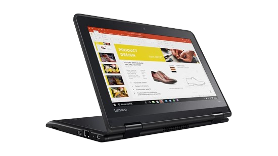 Ordinateur portable Lenovo -  Yoga 11e  - Occasion – Écran Tactile 360° 11.6" – Intel Core m3 – SSD 128 Go – Idéal Étude & Bureautique - Garantie 03 Mois 