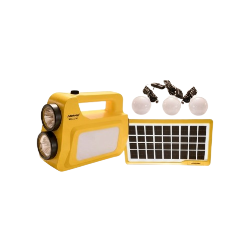 Kit d'éclairage solaire rechargeable Mewe MWSLK-SV14Y - LED - Garantie 12 Mois