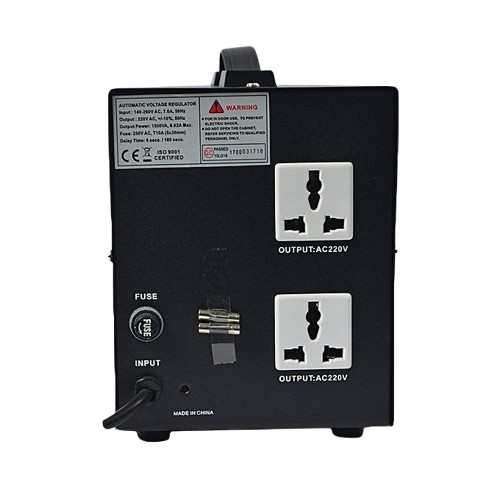 RÉGULATEUR DE TENSION -  FIABTEC -  2000VA – FTAVRS-2000VA – 03 MOIS DE GARANTIE