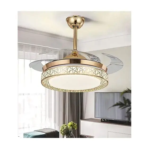 VENTILATEUR DE PLAFOND AVEC LUMIÈRE 42'' – OCCFP424DC3LRCN – Télécommande Incluse – 03 Mois de Garantie