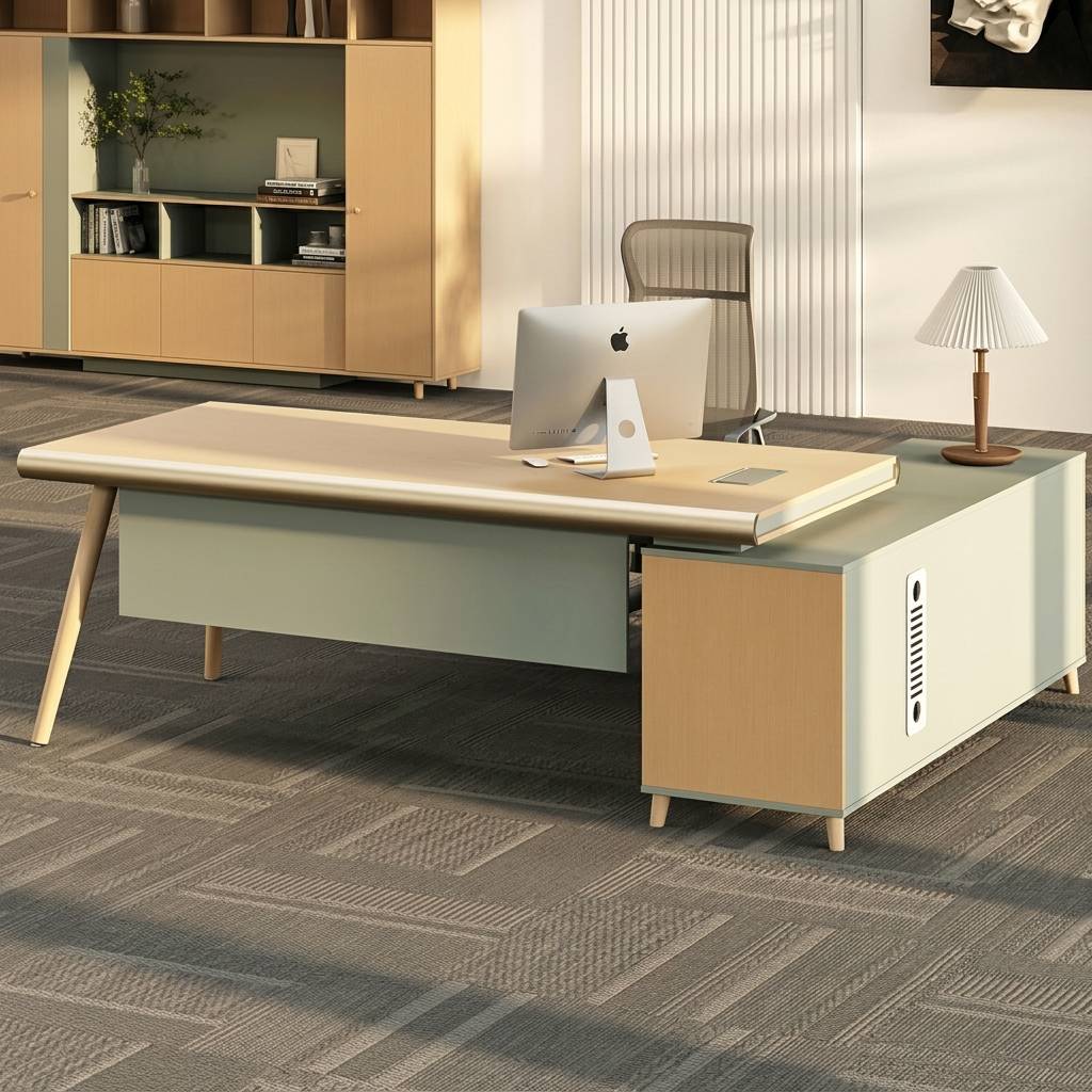 Table de bureau TB-D0116 –  Solution pratique pour votre espace de travail - Convient à un usage de bureau au quotidien