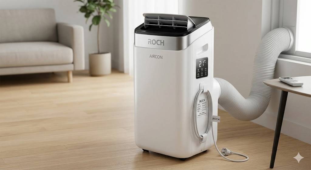 Climatiseur portable ROCH 9000 BTU 1.25CV - Compact, pratique et performant  – Garantie 06 Mois