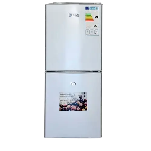 Réfrigérateur Double -  Battant INNOVA -  IN181 – 100 L – Gris Clair – Classe Énergétique A – Garantie 06 Mois