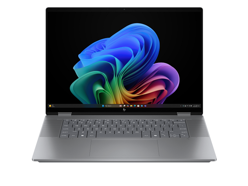 Ordinateur portable 2-en-1 HP -  OmniBook X Flip 14-fm0013dx – Écran 14" 2K (1920 x 1200) IPS Tactile 360° – Processeur Intel Core Ultra 5 226V (8 cœurs, jusqu'à 4.5 GHz) – RAM 16 Go – SSD 512 Go NVMe - Garantie 06 Mois