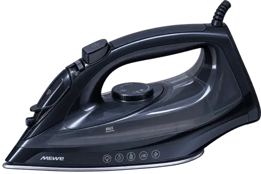 Fer à Repasser à Vapeur - Mewe - MWIRON-06BK - Puissance Maximale 2200 W - Réservoir 380 ml - Garantie 12 Mois
