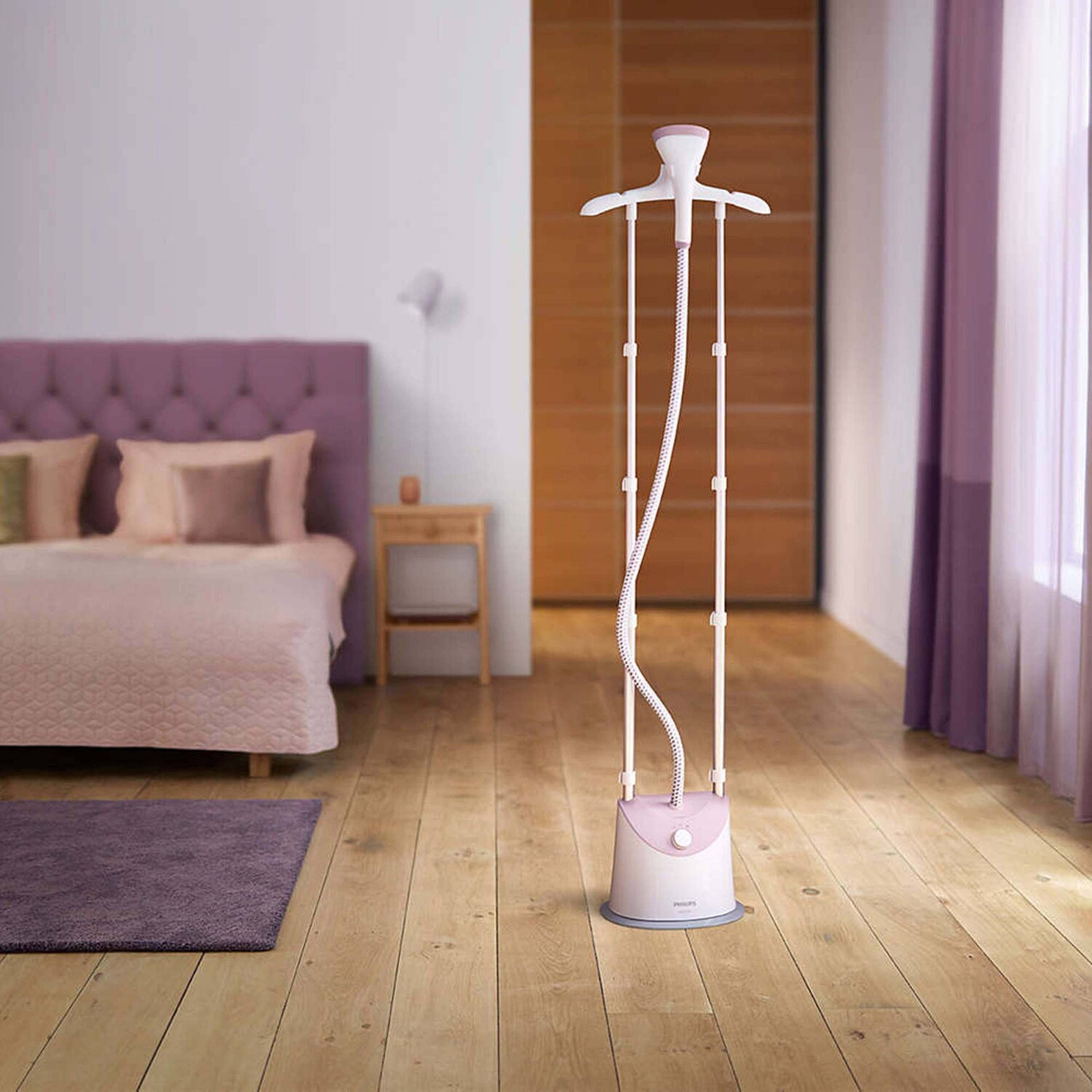 Défroisseur Vapeur Vertical  -  PHILIPS STE1020/46 – AIO & Stand Steamer 1800W – Réservoir 1,8L – Rose – 03 Mois de garantie