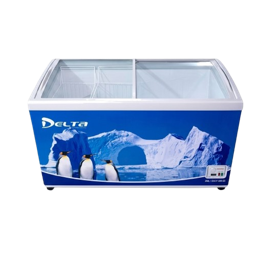 Congélateur Vitrine DELTA DSCF-300-SS – 269 Litres – Congélateur Coffre Display – Couvercle Coulissant en Verre – Idéal Commerce – Garantie 06 Mois