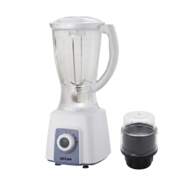 Blender - Mixeur Ocean OCBL550G – 550 Watts – 4 Vitesses – Bol 1,5L + Bol Sec – Lames en Acier Inoxydable – Garantie 3 Mois