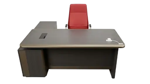 Table de bureau avec retour  TBYD300D18 – Espace  De Travail  Pratique -  Adaptée à un usage à la maison ou au travail