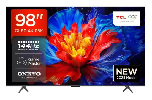Télévision - TCL - 98 Pouces - 2301-0017-98P8K - Garantie 06 Mois