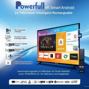TELEVISION SMART 32" SMART RECHARGEABLE  WW-32