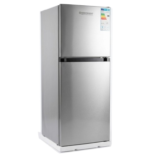 Réfrigérateur combiné - Fiabtec - FTDFU-175F - 175 Litres - Top Mount - D-FROST  Inox A+ – 06 Mois de Garantie