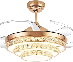 VENTILATEUR DE PLAFOND AVEC LUMIÈRE 42'' – OCCFP424DC3LRCN – Télécommande Incluse – 03 Mois de Garantie
