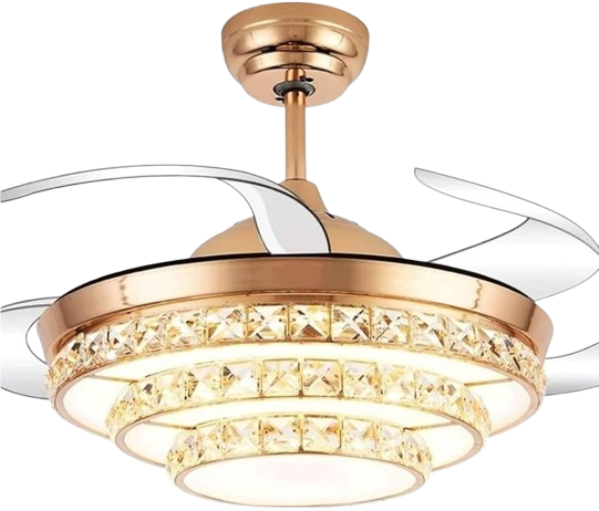 VENTILATEUR DE PLAFOND AVEC LUMIÈRE 42'' – OCCFP424DC3LRCN – Télécommande Incluse – 03 Mois de Garantie