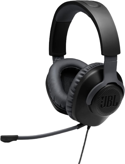 Casque De Jeu -  Filaire Supra-Auriculaire - JBL -  QUANTUM 100 – Microphone Amovible – Jack 3,5 mm – Garantie 06 Mois
