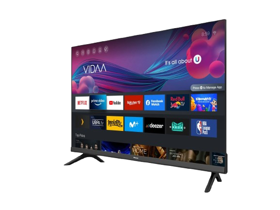 HISENSE 43A4 – Télévision Smart TV 43 Pouces HD – WiFi – Applications de Streaming – 06 Mois de Garantie