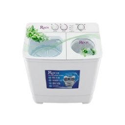 WASHING MACHINE SEMI AUTO (GLASS TOP) ROCH RWM-10TTG-W – 10KG – Semi-Automatique – Garantie 06 Mois