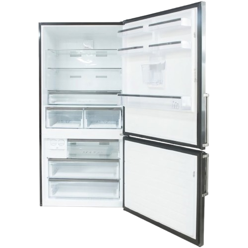 Réfrigérateur combiné -  FIABTEC  -  FTTL-653564 – No Frost – 564 Litres – Distributeur d'eau – Acier inoxydable – 06 Mois de Garantie