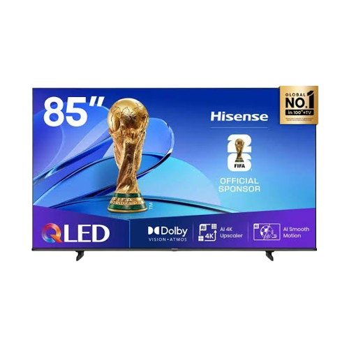 Télévision Smart Hisense - 85Q6Q -  QLED 4K Ultra -  HD 85 pouces  - Système d'exploitation VIDAA intégré - Garantie 06 Mois