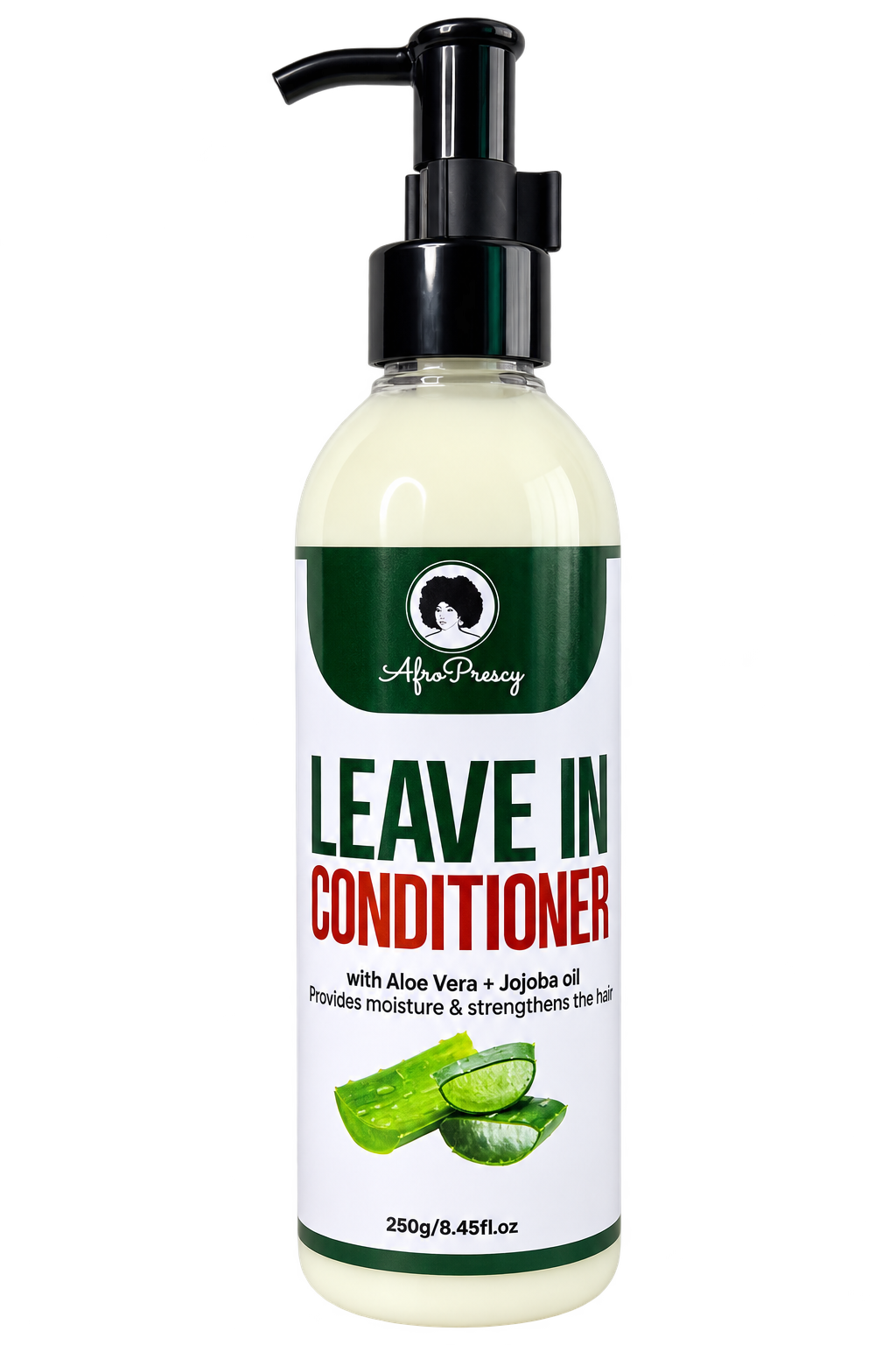 Après-Shampooing Sans Rinçage 250 ml – Soin Hydratant et Démêlant Cheveux Afro