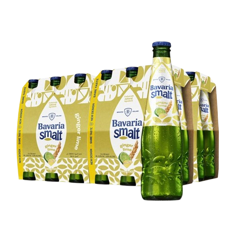 Pack de 24 bouteilles de Bavaria Smalt - Gingembre et Citron – 33 Cl 
