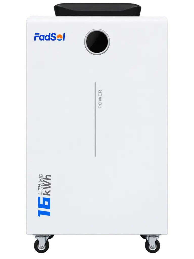 Batterie Lithium - Fadsol - FD-BATT__LIT_51_2V_314AH - 16,08 KWh - Lifepo4 - Rechargeable - Blanc - Garantie 1 an