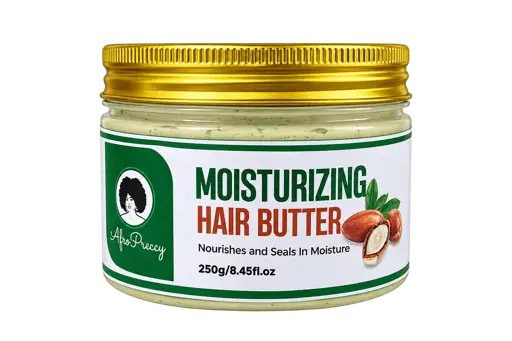 Beurre Hydratant 250 ml – Soin Hydratant pour Cheveux Afro, Crépus, Frisés et Bouclés