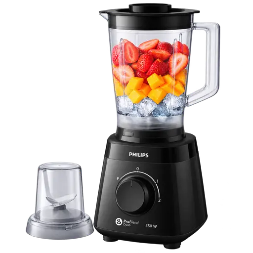 Blender Philips 2141/90 – 550 W – 2 L – 2 vitesses + pulse- 03 mois de garantie
