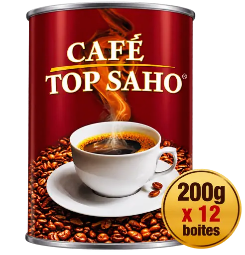 Café - Top Saho - 200 g x 12 Boîtes 