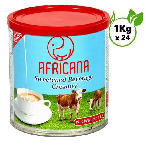 Lait  concentré sucré Africana – lot de 1 kg x 24