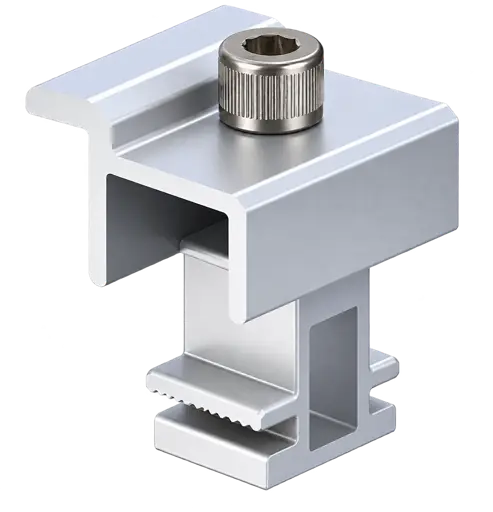 Bride de Fixation Solaire - Fadsol - FD-CLAMS_B – Aluminium - Garantie de 06 mois