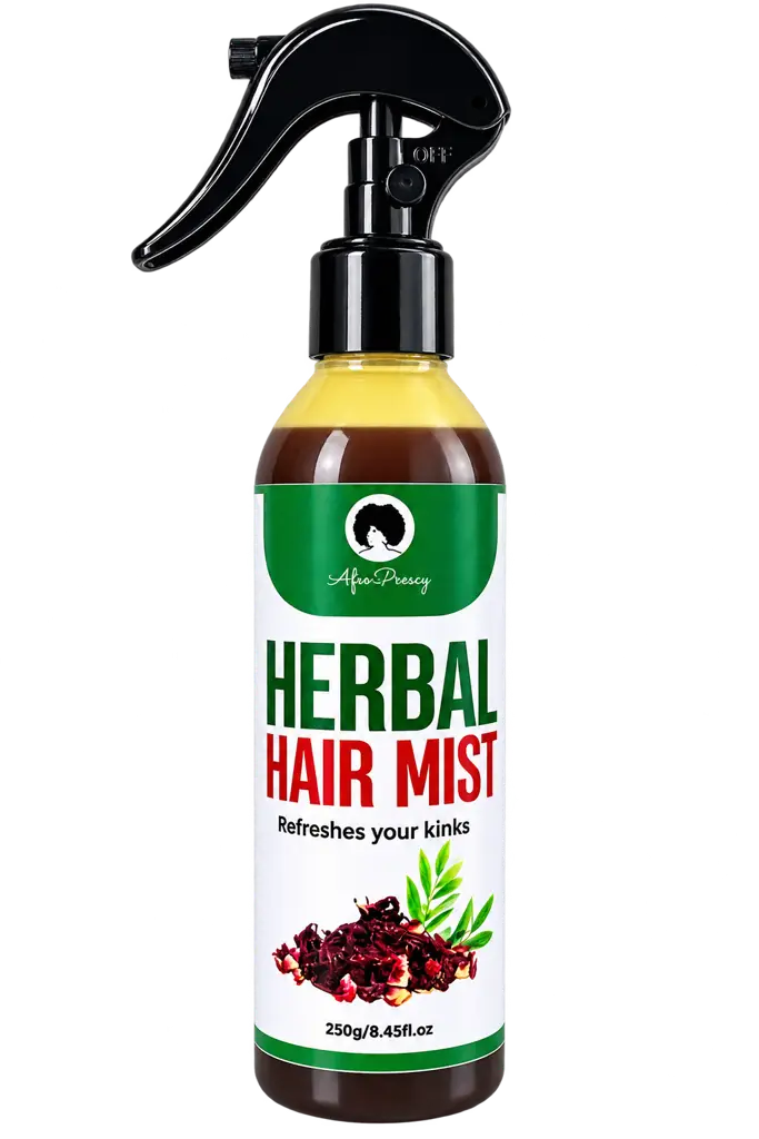Brume Capillaire aux Plantes 250 ml – Soin Hydratant Cheveux Afro