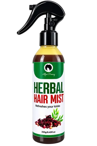 Brume Capillaire aux Plantes 250 ml – Soin Hydratant Cheveux Afro