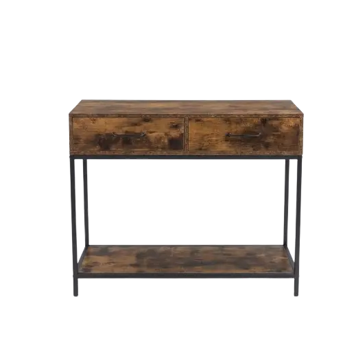 Buffet en bois -  HB2510079 -  avec structure en métal  - noir