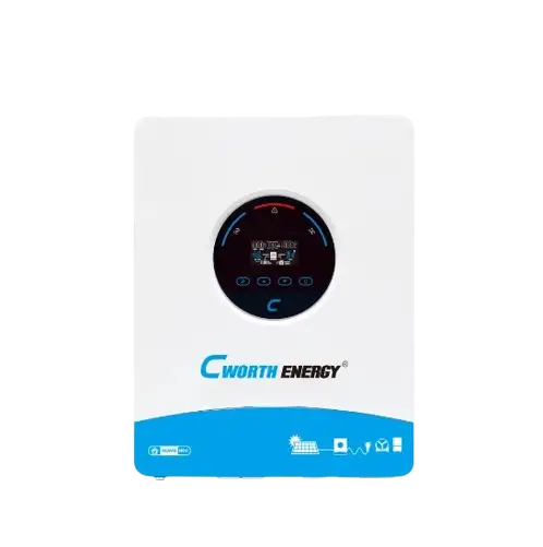 Onduleur Hybride - Cworth Energy - CE-H4K - 4000W -  24V Solaire - avec Régulateur MPPT Intégré Et Écran LCD – Garantie de 2 Années