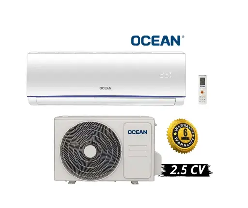Climatiseur Split  - OCEAN -  ACSZS180A – 2.5CV – 18000 BTU – R410A – 06 Mois de Garantie