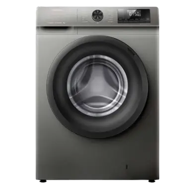 Machine à Laver Automatique - Hisense - WF11 8042BK -   8 Kg - Gris - Chargement Frontal - 06 Mois de Garantie