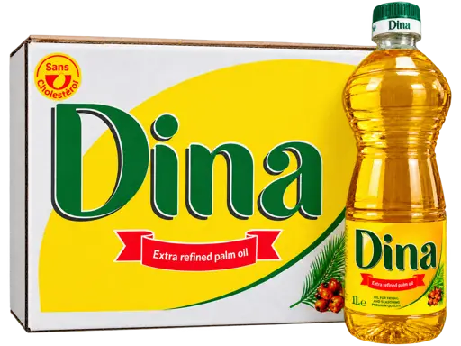 Huile raffinée - Dina - 1 Litre x 15 bouteilles
