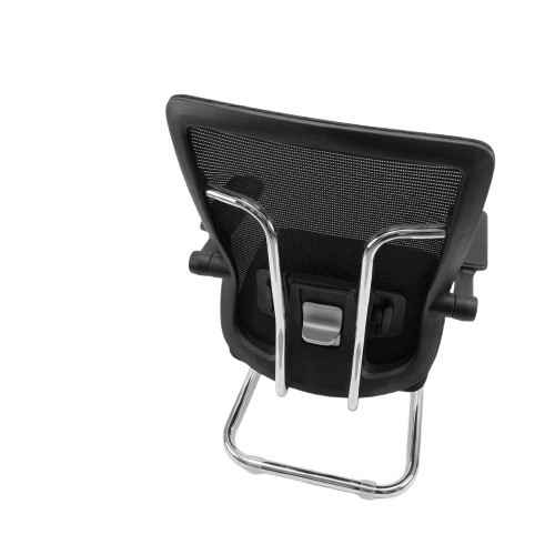 Chaise Visiteur Ergonomique  ES2603094 - en Maille Noire