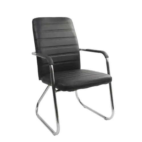 Chaise de bureau HB2503054 - Métal et PU 45 × 48 × 94 cm