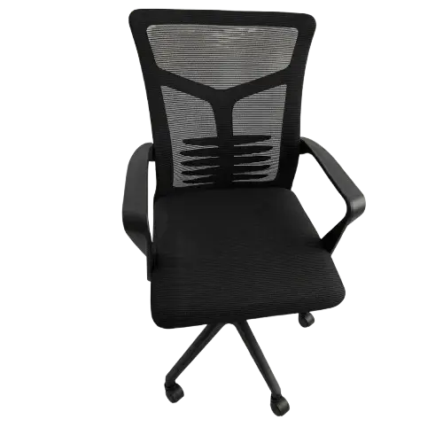 Chaise de Bureau Ergonomique en Maille - Noire - pour Bureau
