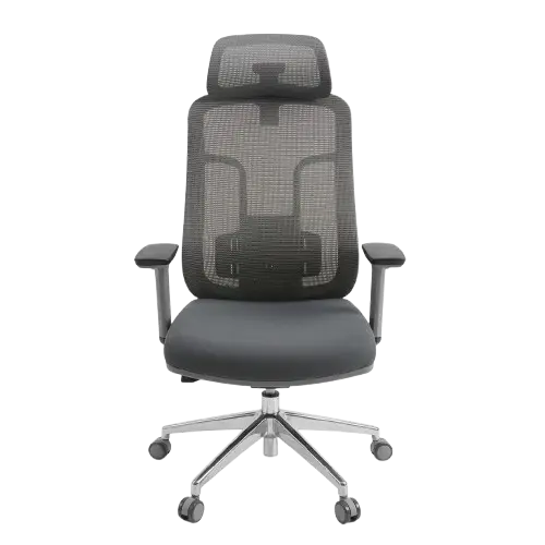 Chaise de direction  ES2603093 -  en maille dossier haut noire