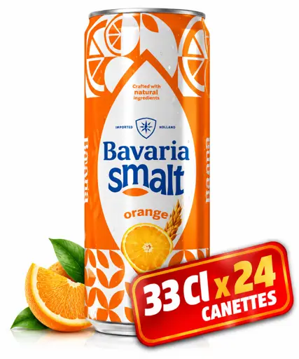 Pack 24 Canettes de Bavaria - Smalt - Orange – 33 CL