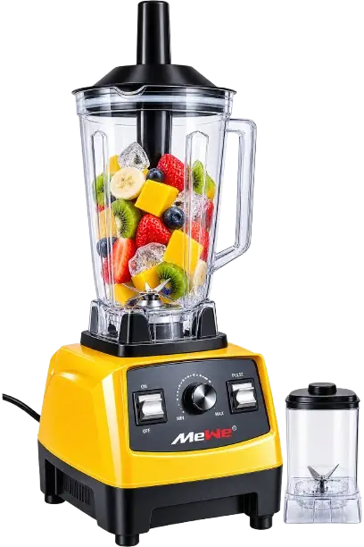 Mixeur -Mewe -MW-HSB01Y - 2 Litres - Puissance Maximale - 1000W - 6 Lames - Garantie 12 mois