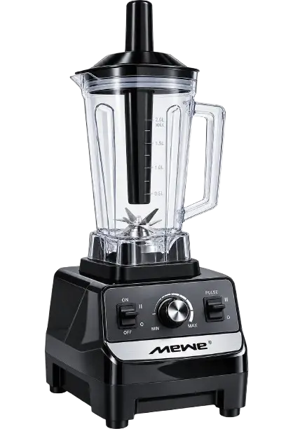 Mixeur -MEWE -MWBLD-HS05BK -Capacité 2L -Puissance Maximale 1000W -6 Lames -Garantie 12 mois