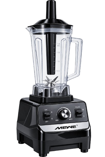 Mixeur -MEWE -MWBLD-HS05BK -Capacité 2L -Puissance Maximale 1000W -6 Lames -Garantie 12 mois