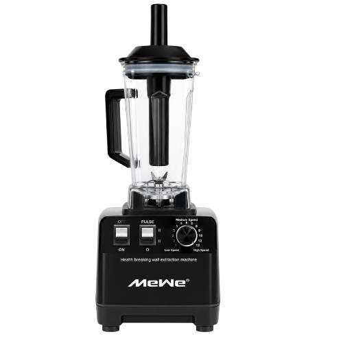 Mixeur -MEWE -MWBLD-HS06BK -Capacité 2L -Puissance Maximale 1000W -6 Lames -Garantie 12 mois