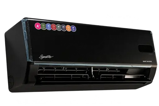 Climatiseur split Inverter – Signature – SGMAC-BL-SMARTINV-12K – 12 000 BTU – 1,5 CV – noir - 06 mois de garantie 